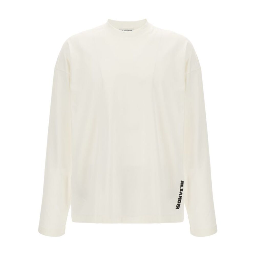 Jil Sander White Cotton Men's T-Shirt